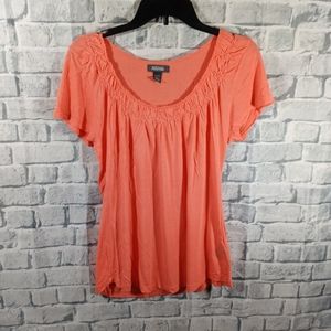 Coral Blouse by Kenneth Cole Reaction L